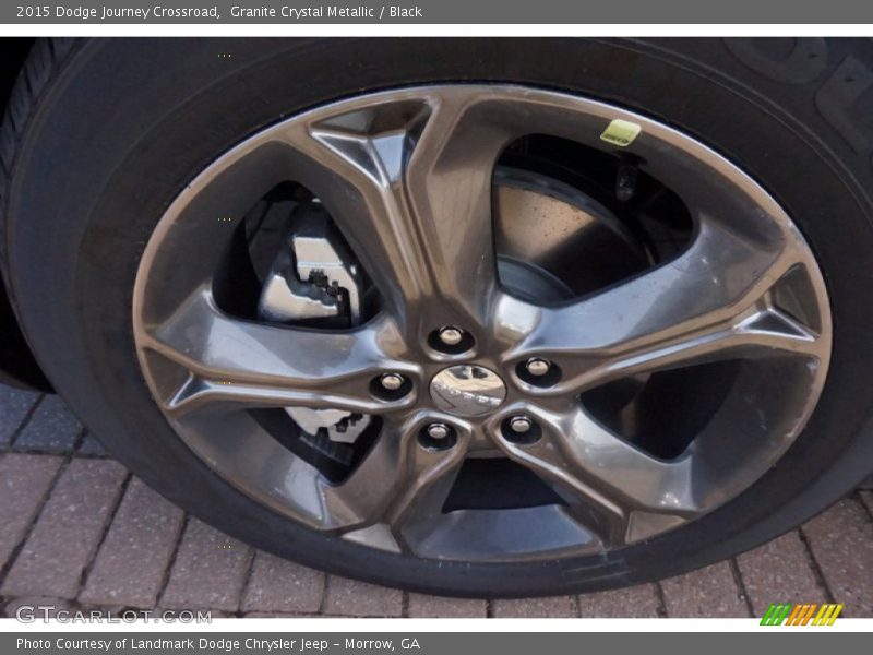 Granite Crystal Metallic / Black 2015 Dodge Journey Crossroad
