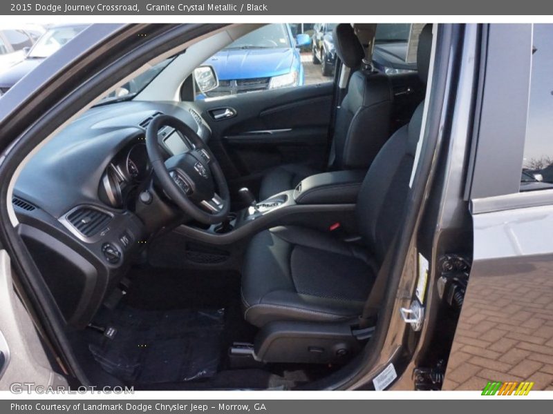 Granite Crystal Metallic / Black 2015 Dodge Journey Crossroad
