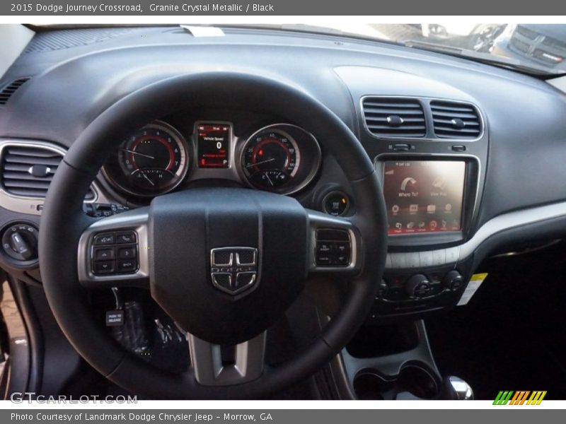 Granite Crystal Metallic / Black 2015 Dodge Journey Crossroad