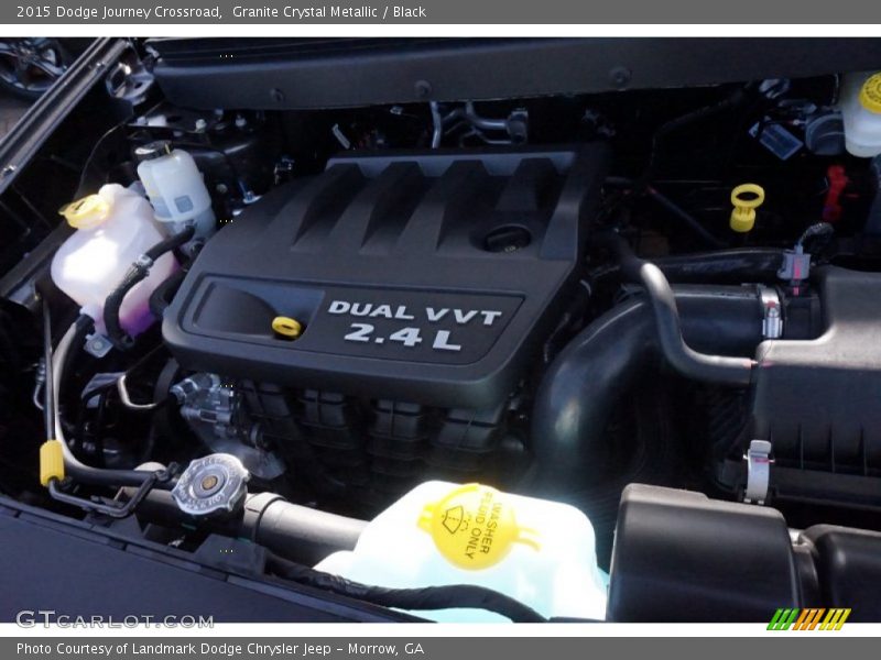 Granite Crystal Metallic / Black 2015 Dodge Journey Crossroad