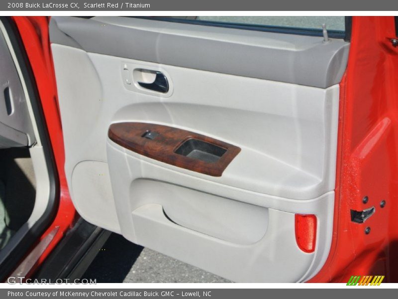 Scarlett Red / Titanium 2008 Buick LaCrosse CX