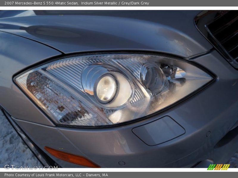 Iridium Silver Metallic / Grey/Dark Grey 2007 Mercedes-Benz S 550 4Matic Sedan