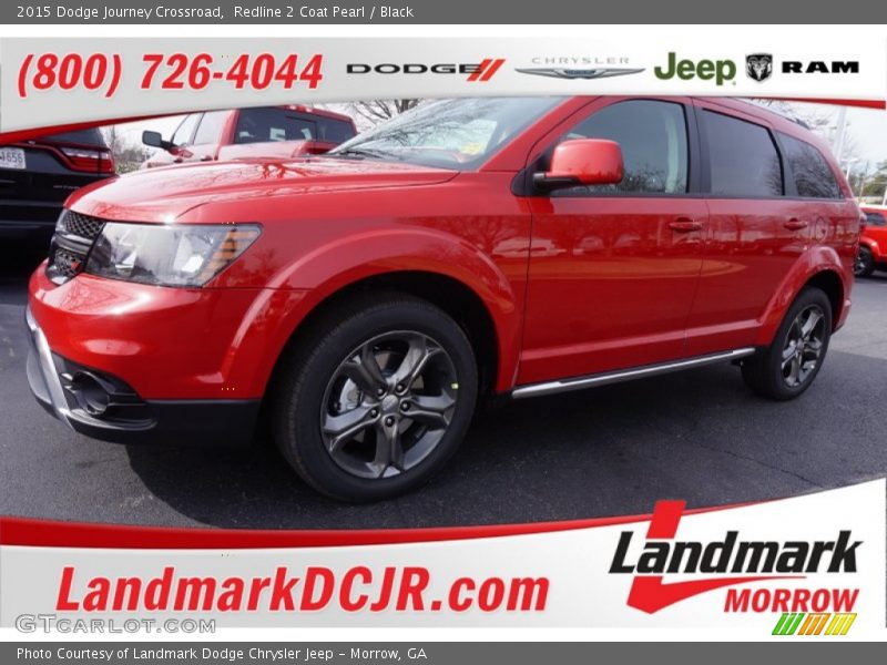 Redline 2 Coat Pearl / Black 2015 Dodge Journey Crossroad
