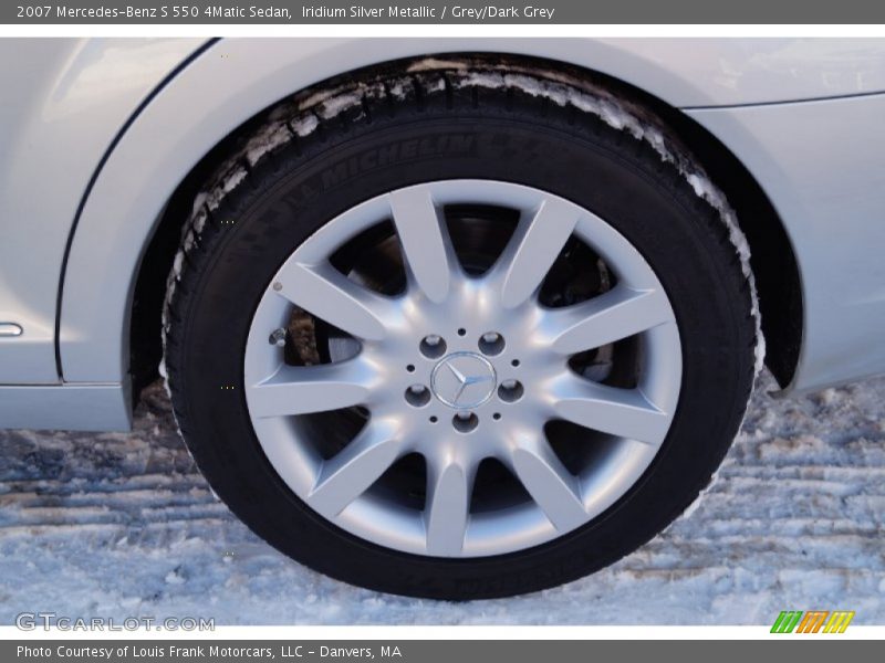 Iridium Silver Metallic / Grey/Dark Grey 2007 Mercedes-Benz S 550 4Matic Sedan