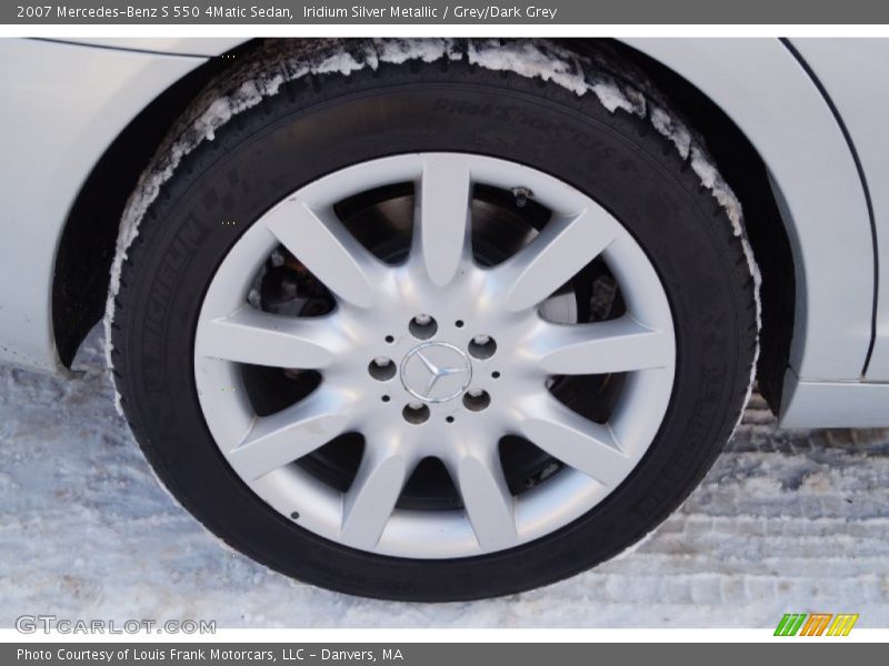 Iridium Silver Metallic / Grey/Dark Grey 2007 Mercedes-Benz S 550 4Matic Sedan