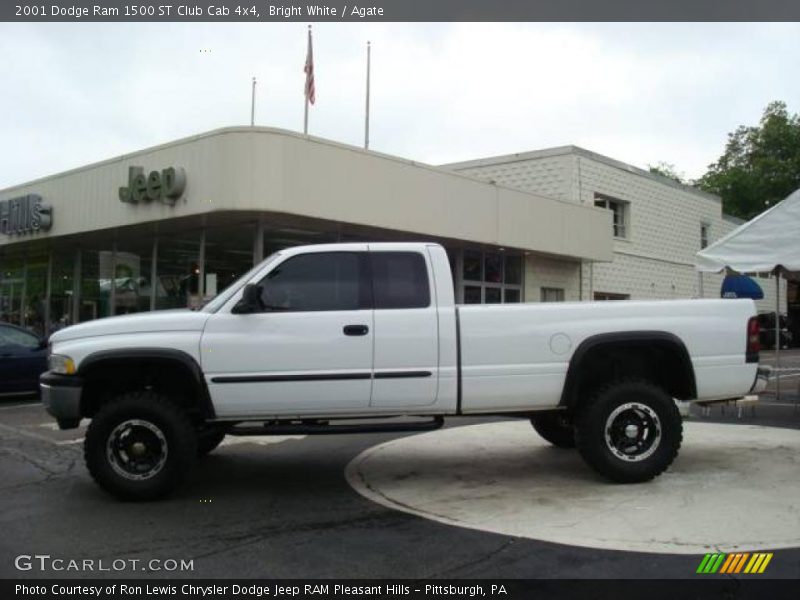 Bright White / Agate 2001 Dodge Ram 1500 ST Club Cab 4x4