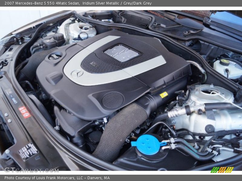Iridium Silver Metallic / Grey/Dark Grey 2007 Mercedes-Benz S 550 4Matic Sedan