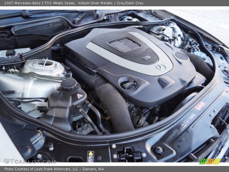 Iridium Silver Metallic / Grey/Dark Grey 2007 Mercedes-Benz S 550 4Matic Sedan