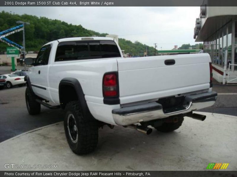 Bright White / Agate 2001 Dodge Ram 1500 ST Club Cab 4x4