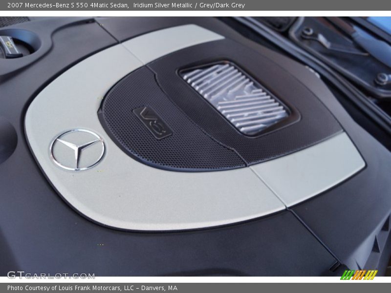 Iridium Silver Metallic / Grey/Dark Grey 2007 Mercedes-Benz S 550 4Matic Sedan