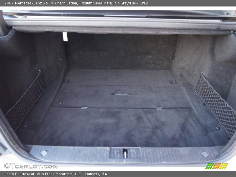 Iridium Silver Metallic / Grey/Dark Grey 2007 Mercedes-Benz S 550 4Matic Sedan