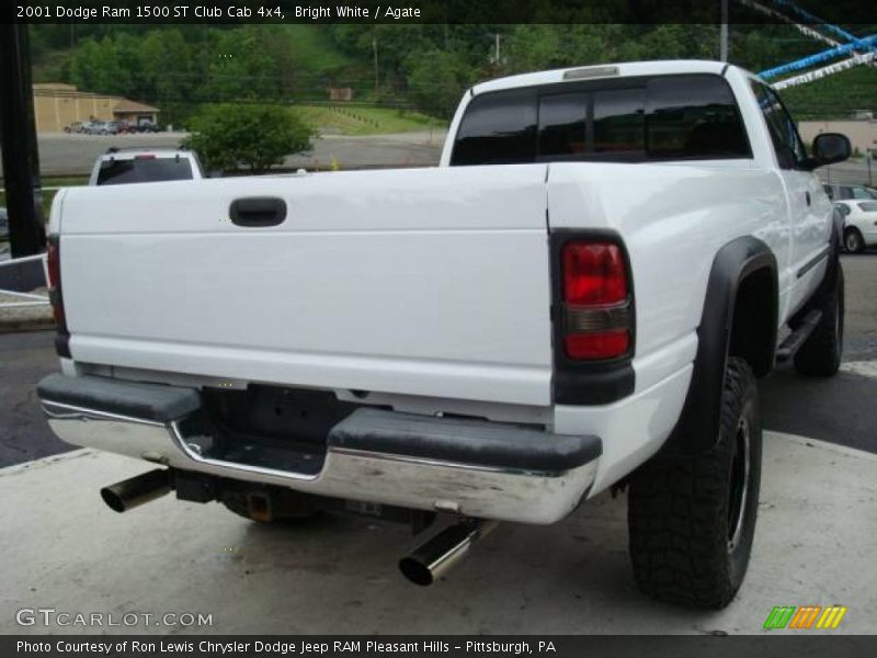 Bright White / Agate 2001 Dodge Ram 1500 ST Club Cab 4x4