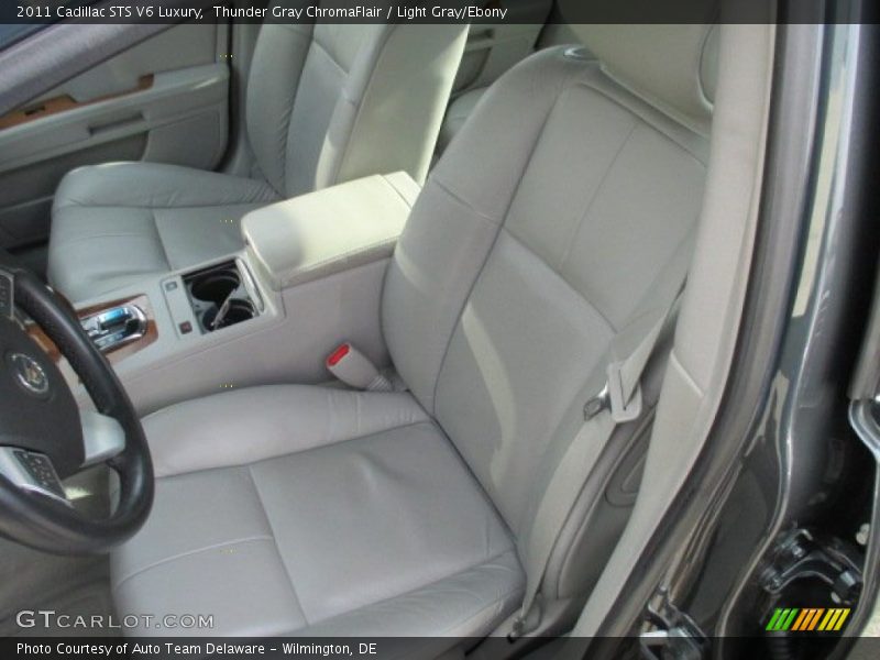 Thunder Gray ChromaFlair / Light Gray/Ebony 2011 Cadillac STS V6 Luxury