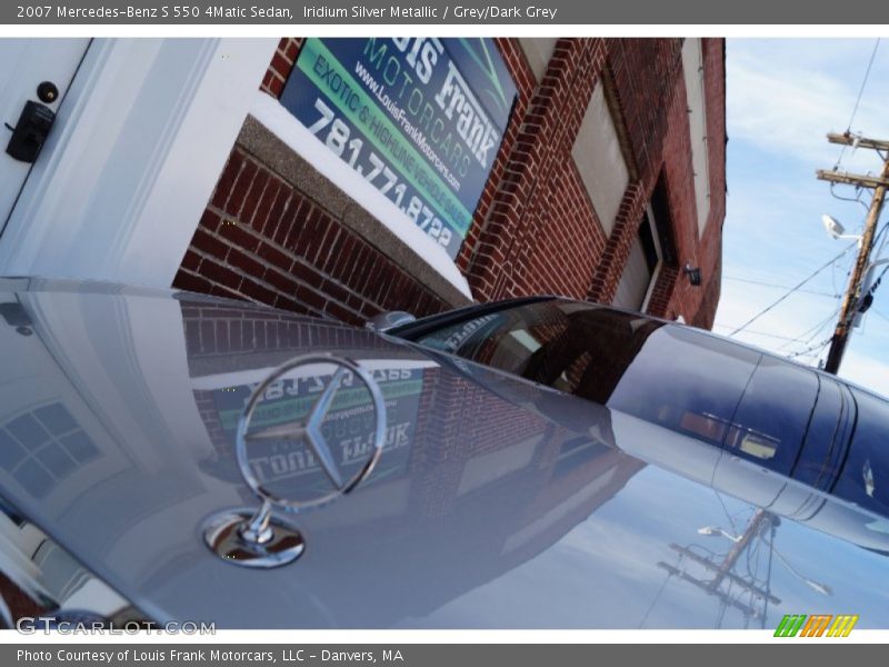 Iridium Silver Metallic / Grey/Dark Grey 2007 Mercedes-Benz S 550 4Matic Sedan