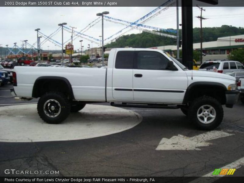 Bright White / Agate 2001 Dodge Ram 1500 ST Club Cab 4x4