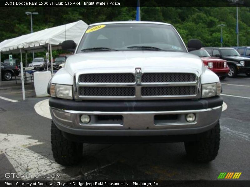 Bright White / Agate 2001 Dodge Ram 1500 ST Club Cab 4x4
