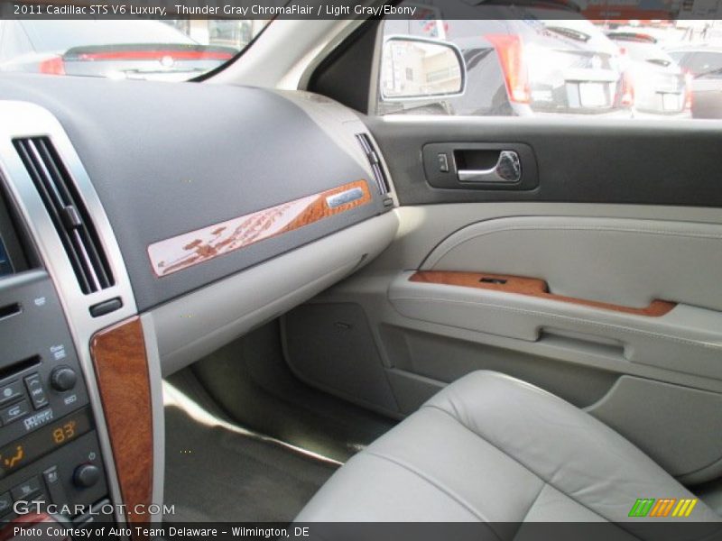 Thunder Gray ChromaFlair / Light Gray/Ebony 2011 Cadillac STS V6 Luxury
