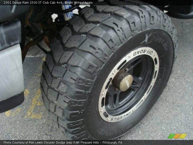 Bright White / Agate 2001 Dodge Ram 1500 ST Club Cab 4x4