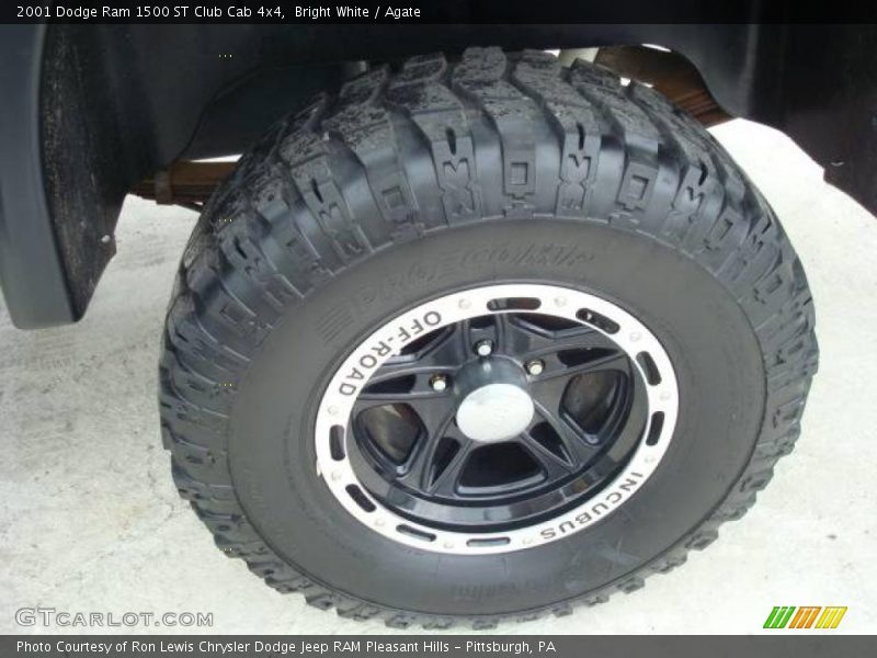 Bright White / Agate 2001 Dodge Ram 1500 ST Club Cab 4x4