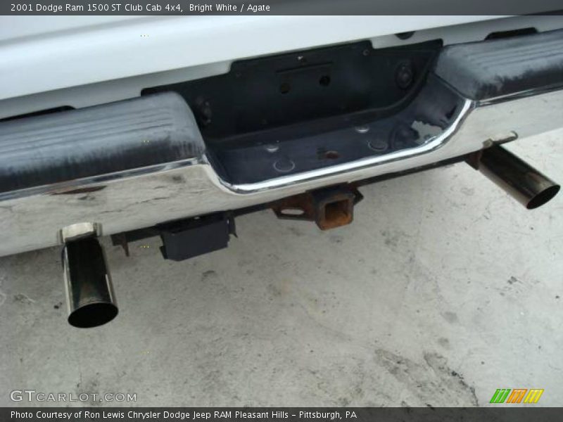 Bright White / Agate 2001 Dodge Ram 1500 ST Club Cab 4x4