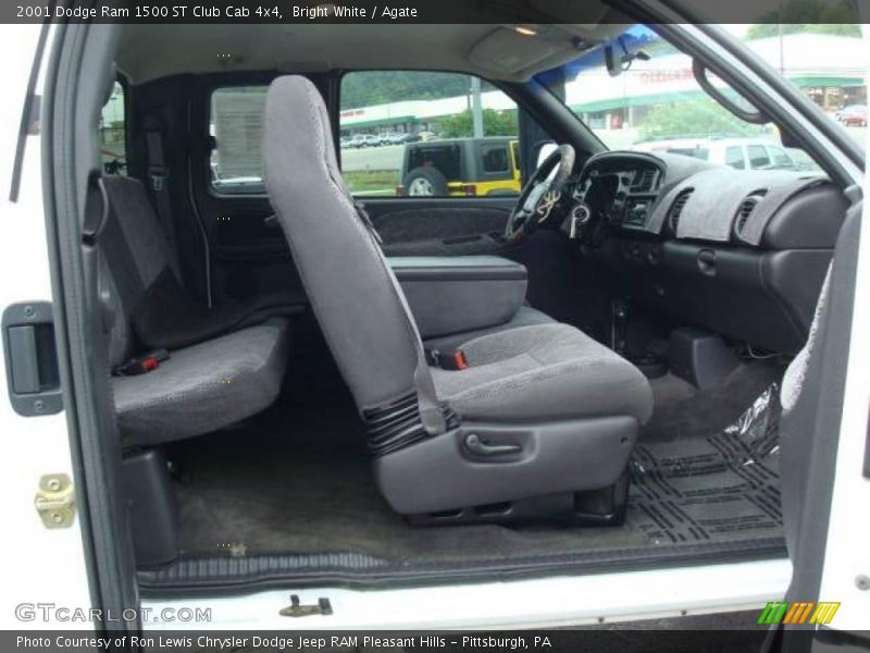 Bright White / Agate 2001 Dodge Ram 1500 ST Club Cab 4x4