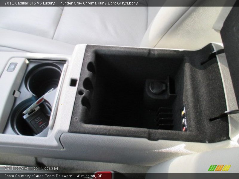 Thunder Gray ChromaFlair / Light Gray/Ebony 2011 Cadillac STS V6 Luxury