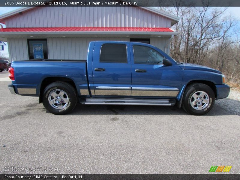 Atlantic Blue Pearl / Medium Slate Gray 2006 Dodge Dakota SLT Quad Cab