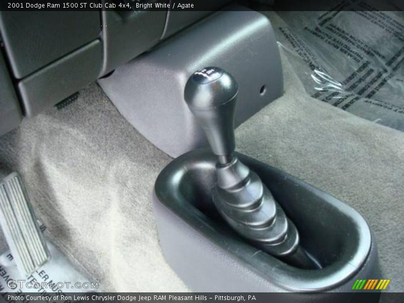Bright White / Agate 2001 Dodge Ram 1500 ST Club Cab 4x4