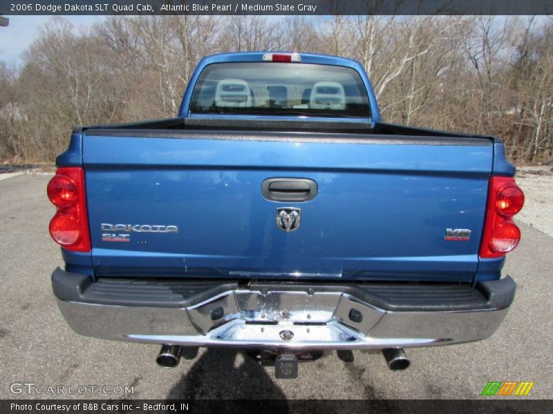 Atlantic Blue Pearl / Medium Slate Gray 2006 Dodge Dakota SLT Quad Cab