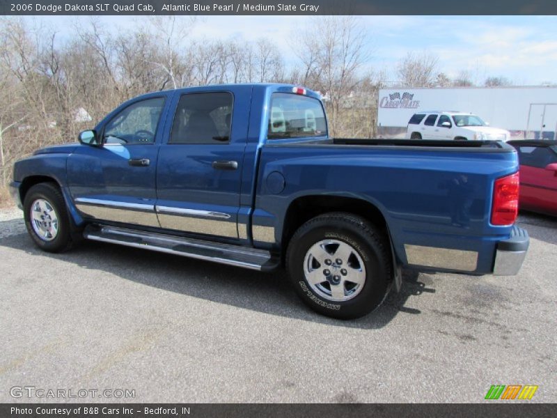 Atlantic Blue Pearl / Medium Slate Gray 2006 Dodge Dakota SLT Quad Cab