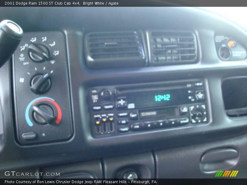 Bright White / Agate 2001 Dodge Ram 1500 ST Club Cab 4x4