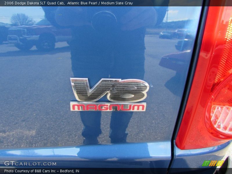 Atlantic Blue Pearl / Medium Slate Gray 2006 Dodge Dakota SLT Quad Cab