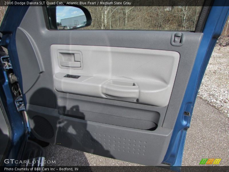 Atlantic Blue Pearl / Medium Slate Gray 2006 Dodge Dakota SLT Quad Cab