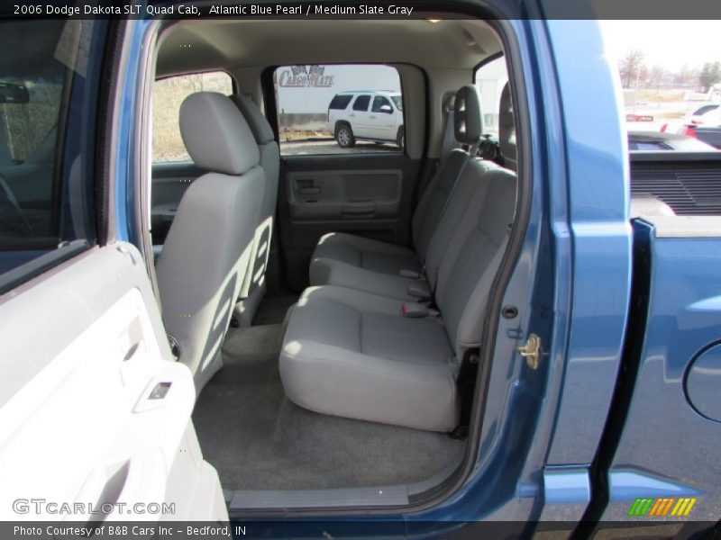 Atlantic Blue Pearl / Medium Slate Gray 2006 Dodge Dakota SLT Quad Cab