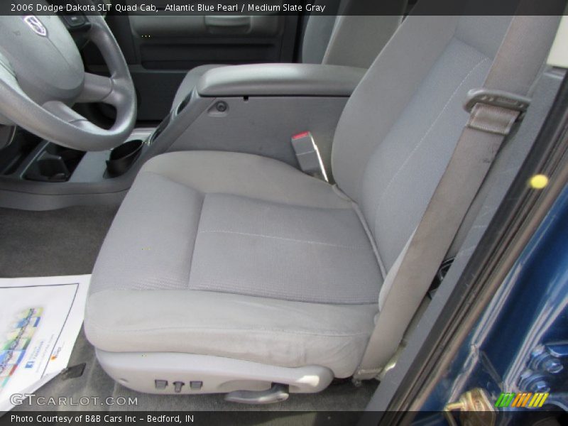 Atlantic Blue Pearl / Medium Slate Gray 2006 Dodge Dakota SLT Quad Cab