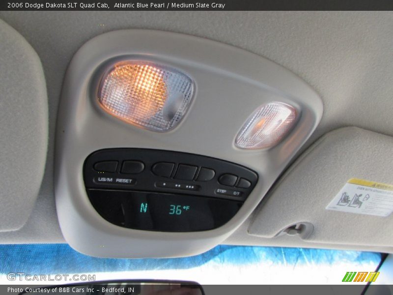Atlantic Blue Pearl / Medium Slate Gray 2006 Dodge Dakota SLT Quad Cab