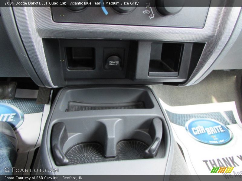 Atlantic Blue Pearl / Medium Slate Gray 2006 Dodge Dakota SLT Quad Cab