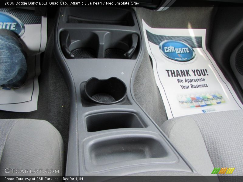 Atlantic Blue Pearl / Medium Slate Gray 2006 Dodge Dakota SLT Quad Cab