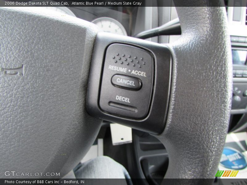 Atlantic Blue Pearl / Medium Slate Gray 2006 Dodge Dakota SLT Quad Cab