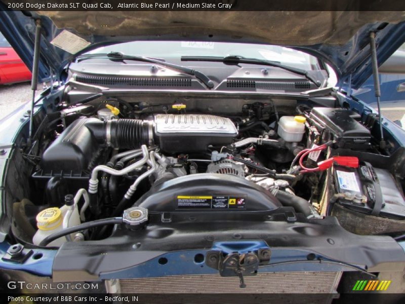 Atlantic Blue Pearl / Medium Slate Gray 2006 Dodge Dakota SLT Quad Cab