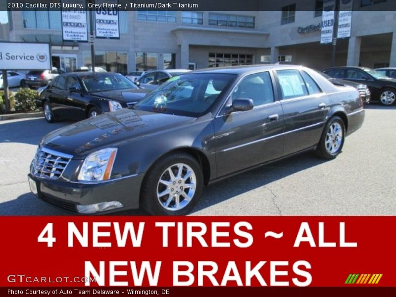 Grey Flannel / Titanium/Dark Titanium 2010 Cadillac DTS Luxury