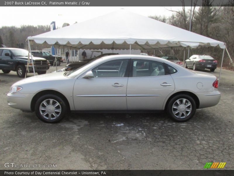 Platinum Metallic / Gray 2007 Buick LaCrosse CX