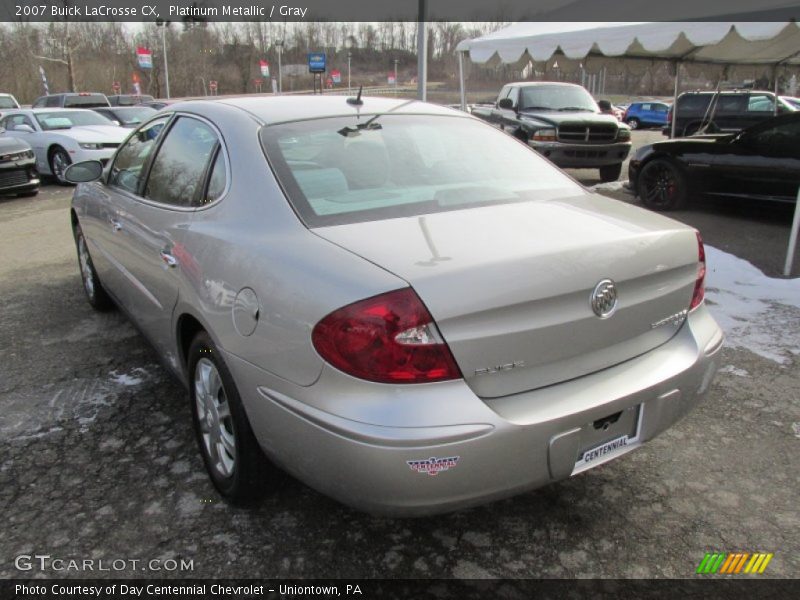 Platinum Metallic / Gray 2007 Buick LaCrosse CX