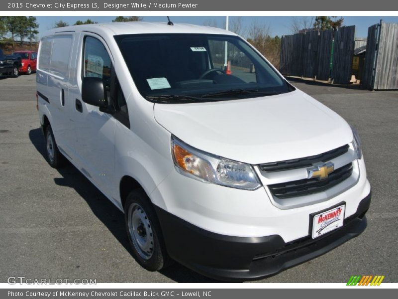 Designer White / Medium Pewter 2015 Chevrolet City Express LS