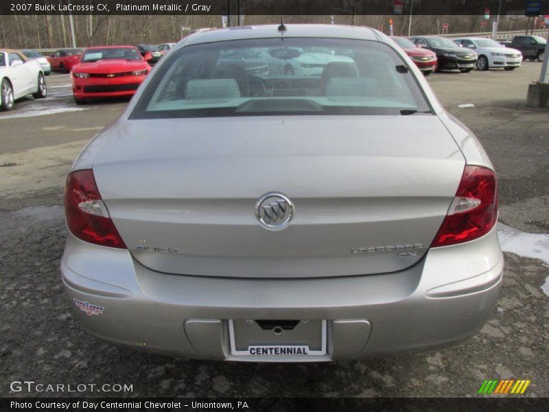 Platinum Metallic / Gray 2007 Buick LaCrosse CX