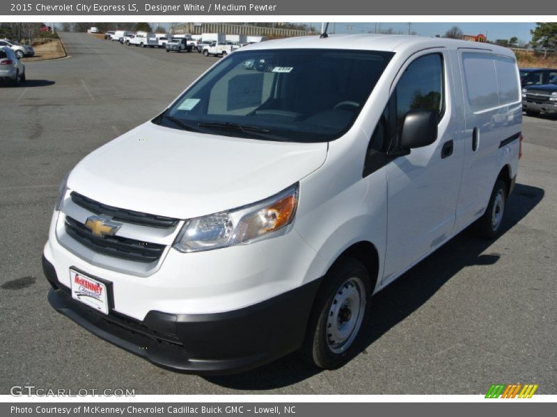 Designer White / Medium Pewter 2015 Chevrolet City Express LS