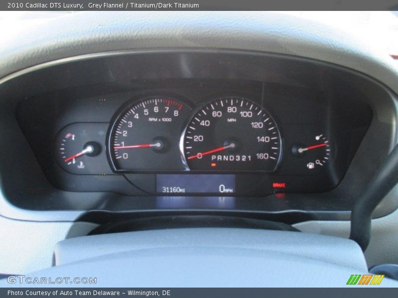 Grey Flannel / Titanium/Dark Titanium 2010 Cadillac DTS Luxury