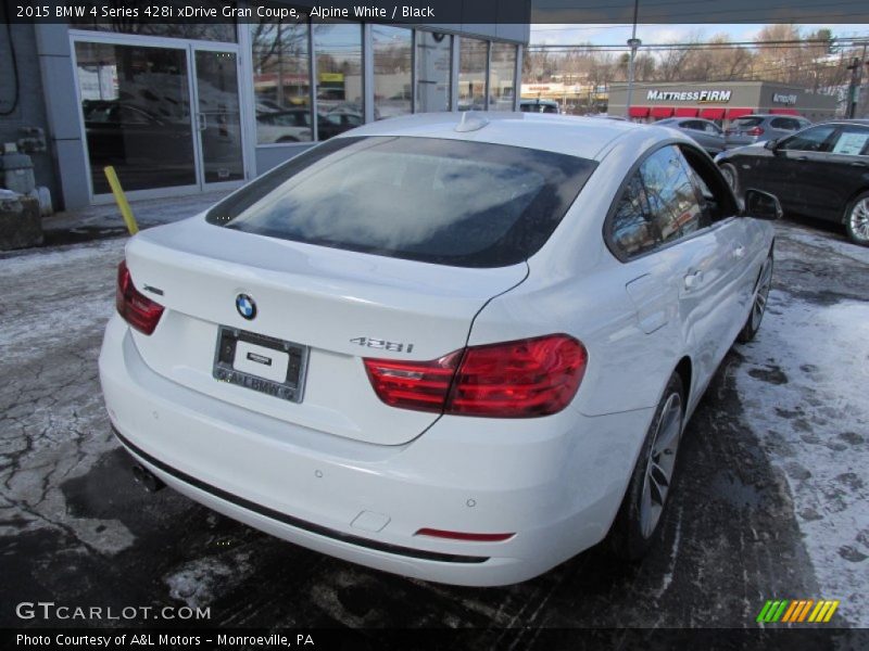 Alpine White / Black 2015 BMW 4 Series 428i xDrive Gran Coupe