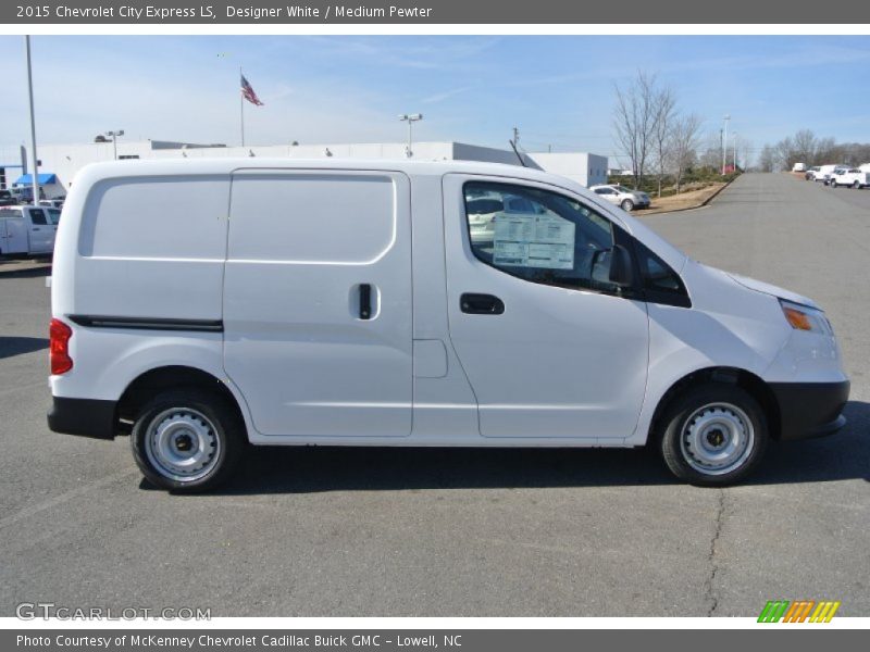 Designer White / Medium Pewter 2015 Chevrolet City Express LS