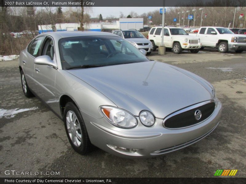 Platinum Metallic / Gray 2007 Buick LaCrosse CX